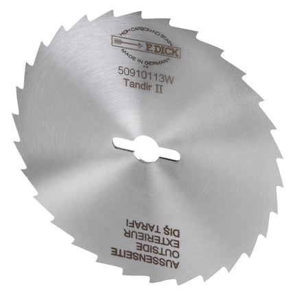 F. DICK | Doner Kebab Slicer Blade Ø100 mm – serrated edge - stainless steel - Made in Europe