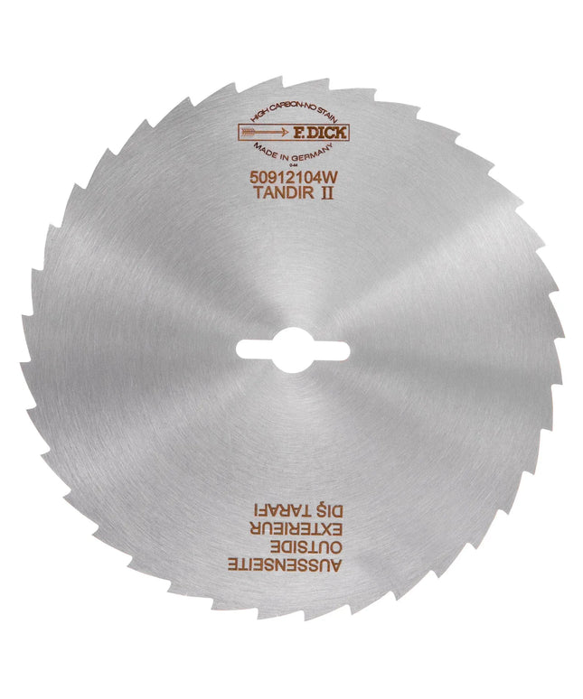F. DICK | Doner Kebab Slicer Blade Ø120 mm – serrated edge - stainless steel - Made in Europe