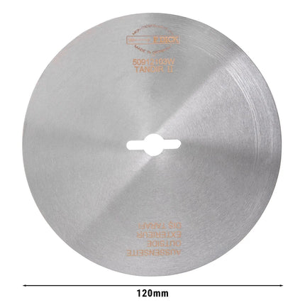F. DICK | Doner Kebab Slicer Blade Ø120 mm – smooth edge - stainless steel - Made in Europe