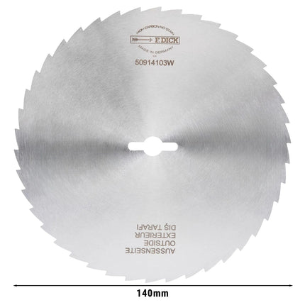 F. DICK | Doner Kebab Slicer Blade Ø140 mm – serrated edge - stainless steel - Made in Europe