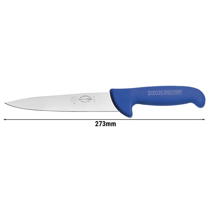 F. DICK | ErgoGrip Butcher Sticking Knife – 150 mm blade - Blue handle - NSF certified
