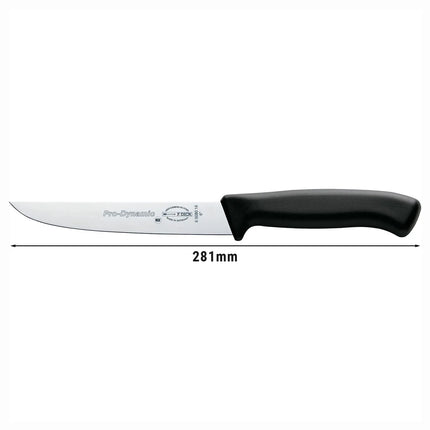 F. DICK | Kitchen Knife – ProDynamic - 160 mm Blade - Black Plastic Handle - Made in Germany