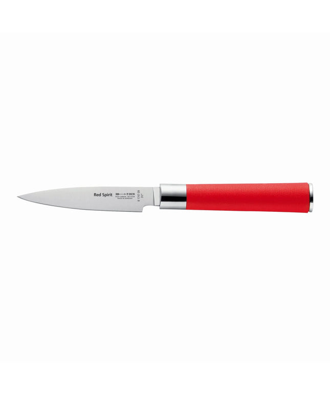 F. DICK | Office cutter – Utility/Paring Knife - 90 mm Blade - Red Handle - Red Spirit