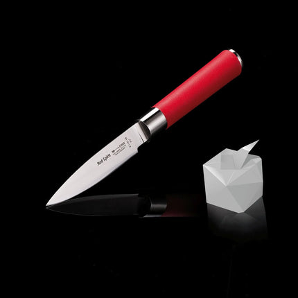 F. DICK | Office cutter – Utility/Paring Knife - 90 mm Blade - Red Handle - Red Spirit