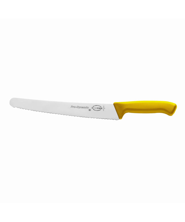 F. DICK | Pastry Knife – ProDynamic - 260 mm Blade - Yellow Plastic Handle - Made in Germany