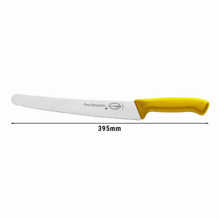 F. DICK | Pastry Knife – ProDynamic - 260 mm Blade - Yellow Plastic Handle - Made in Germany