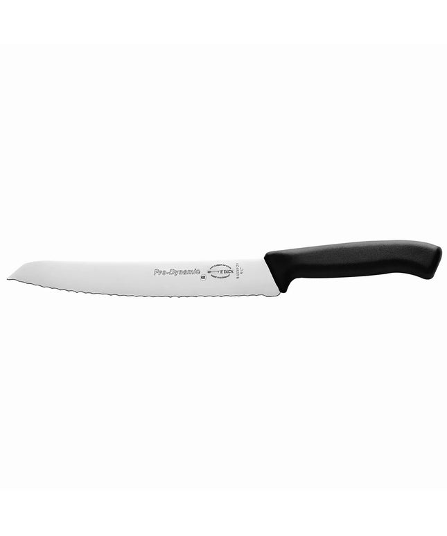 F. DICK | ProDynamic Bread Knife – 210 mm Blade - Serrated Edge - Stainless Steel - Black Handle