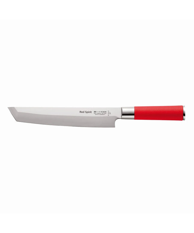 F. DICK | Tanto knife – Red Spirit - 210 mm Blade - Red Handle - German Steel