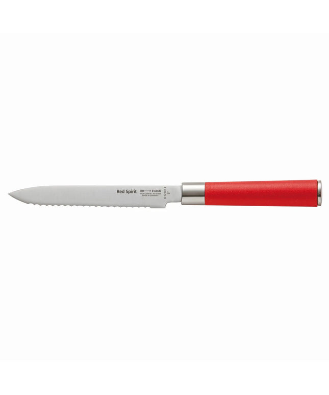 F. DICK | Utility Knife – 130 mm blade - red handle
