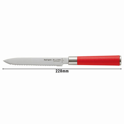 F. DICK | Utility Knife – 130 mm blade - red handle
