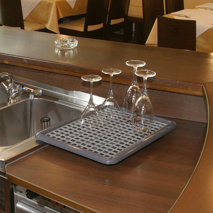 FUCHS | DELFIN® glass drainer with 1 draining mat