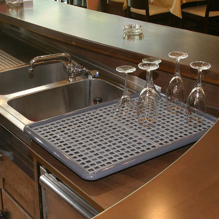 FUCHS | DELFIN® glass drainer with 2 draining mats