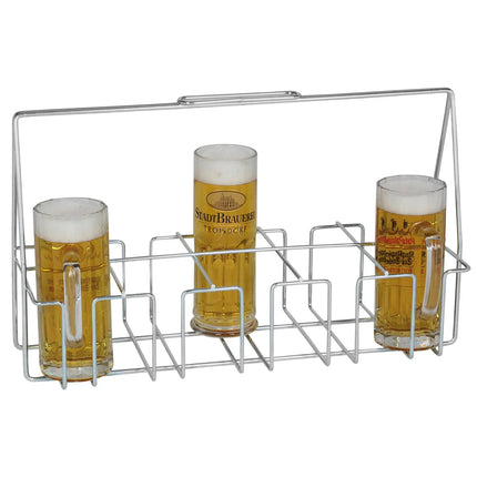 FUCHS | Seidel basket for 8 pots up to 0.5 liters - chrome-plated