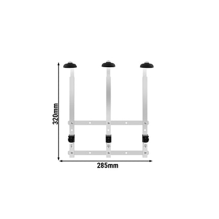 FUCHS | Wall holder for 3 bottles - 0.7 to 1 liter