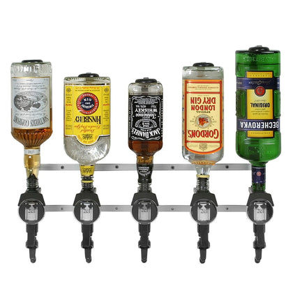 FUCHS | Wall holder for 5 bottles - 0.7 to 1 liter