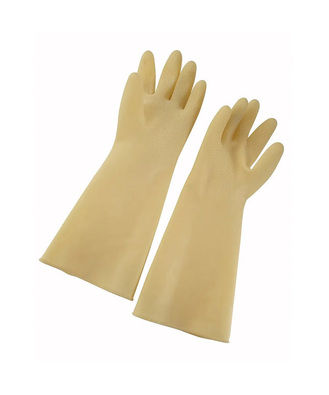 Găng Tay Cao Su Latex Winco NLG-916 Cỡ Vừa, Màu Vàng