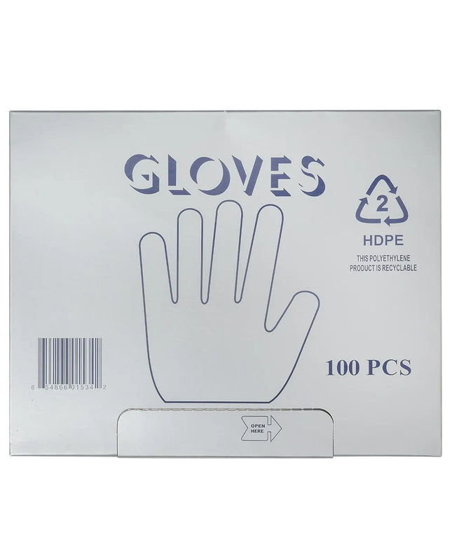 Găng Tay Dùng Một Lần Đa Năng Poly LK Packaging HGLV - Không Bột, Trong Suốt, Một Cỡ