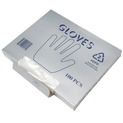 Găng Tay Dùng Một Lần Đa Năng Poly LK Packaging HGLV - Không Bột, Trong Suốt, Một Cỡ