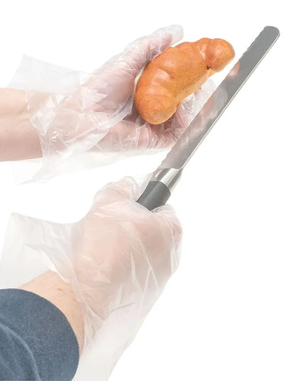 Găng Tay Dùng Một Lần Đa Năng Poly LK Packaging HGLV - Không Bột, Trong Suốt, Một Cỡ