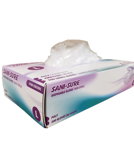 Găng Tay Dùng Một Lần Đa Năng Poly Rofson SB501M - Không Bột, Trong Suốt, Cỡ M