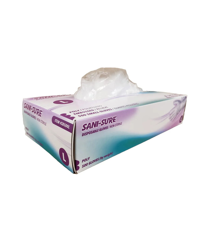 Găng Tay Dùng Một Lần Đa Năng Poly Rofson SB501M - Không Bột, Trong Suốt, Cỡ M