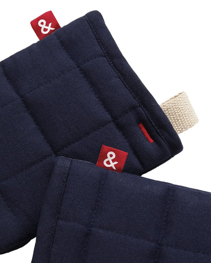 Găng Tay Lò Nướng Dạng Puppet Hedley & Bennett HB001699 Cotton Blueberry Blue 26.7 cm