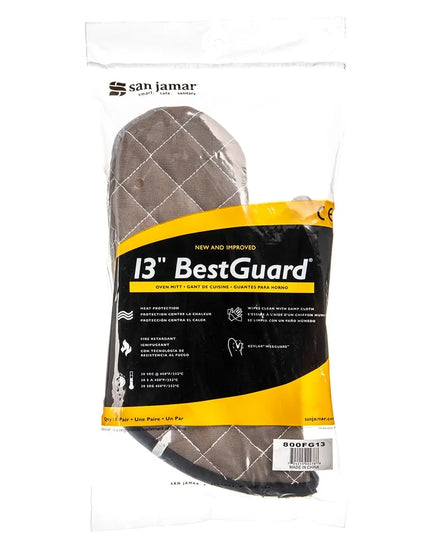 Găng Tay Lò Nướng San Jamar 800FG13 BestGuard™ 33 cm - Poly-Cotton, Vàng Nâu