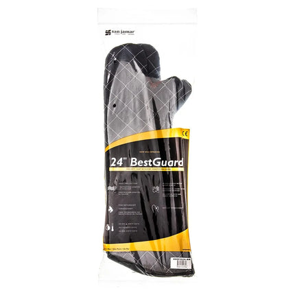 Găng Tay Lò Nướng San Jamar 800FG24-BK BestGuard™ 61 cm - Poly-Cotton, Đen