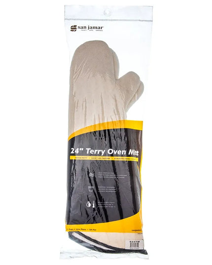 Găng Tay Lò Nướng San Jamar 824TM 61 cm - Terry, Tự Nhiên