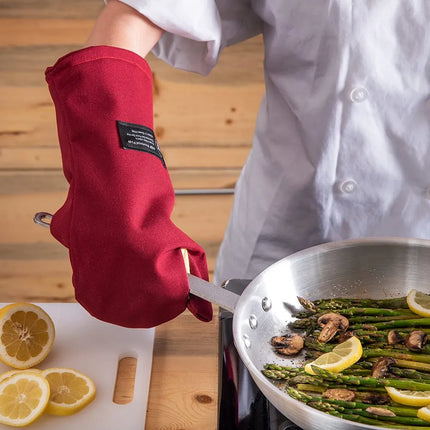 Găng Tay Lò Nướng San Jamar KT0215 Cool Touch Flame™ 38 cm - Nomex®/Kevlar®, Đỏ