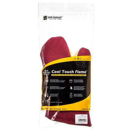 Găng Tay Lò Nướng San Jamar KT0215 Cool Touch Flame™ 38 cm - Nomex®/Kevlar®, Đỏ