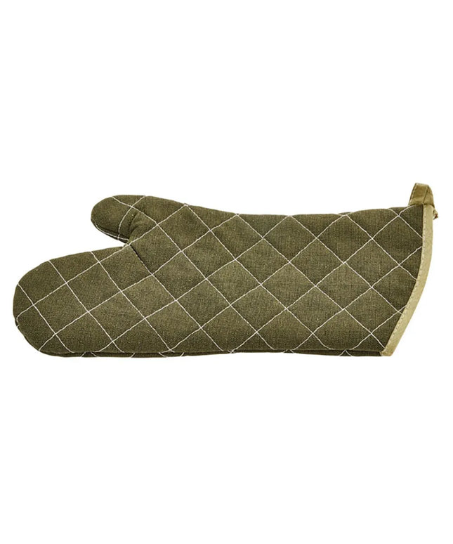 Găng Tay Lò Nướng Winco OMF-15 38 cm - Cotton, Xanh Lá