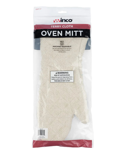 Găng Tay Lò Nướng Winco OMT-17 43 cm - Terry, Be