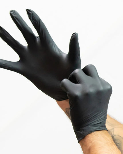 Găng Tay Nitrile Dùng Một Lần Winco GLN-LB - Không Bột, Đen, Cỡ L