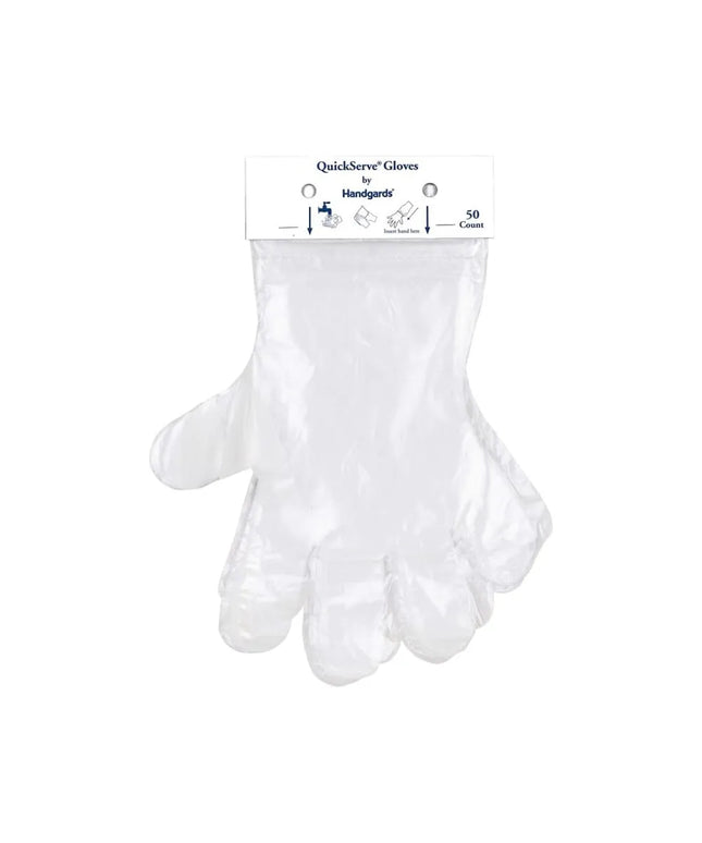 Găng Tay Poly Dùng Một Lần Handgards 303362365 - Không Bột, Trong Suốt, Vừa Mọi Cỡ