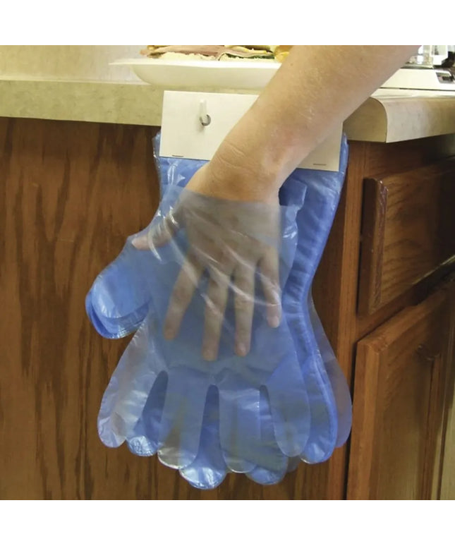 Găng Tay Poly Dùng Một Lần Handgards 303362370 - Không Bột, Xanh Dương, Vừa Mọi Cỡ