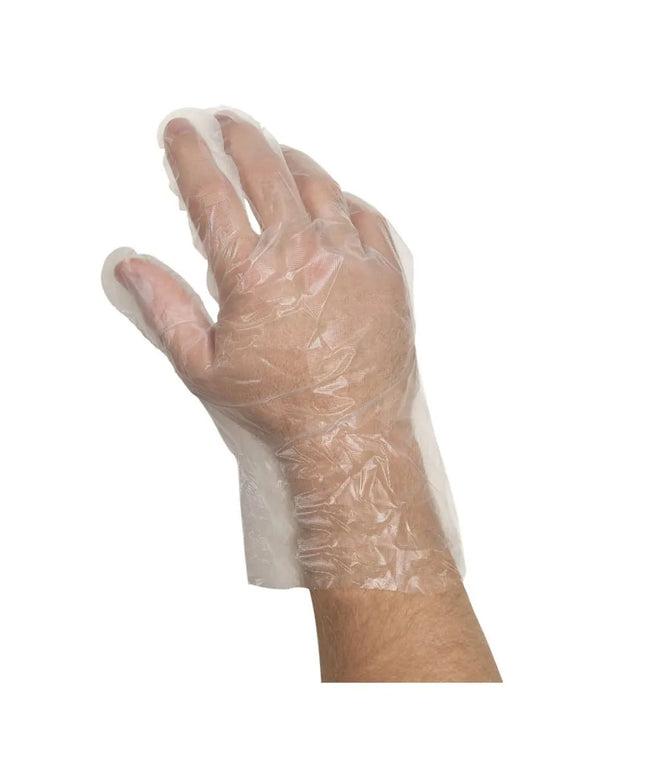 Găng Tay Poly Dùng Một Lần Handgards 303363211 - Không Bột, Trong Suốt, Cỡ S