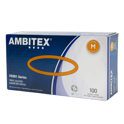 Găng Tay Vinyl Dùng Một Lần Strong VMD5201 - Không Bột, Trong Suốt, Cỡ M