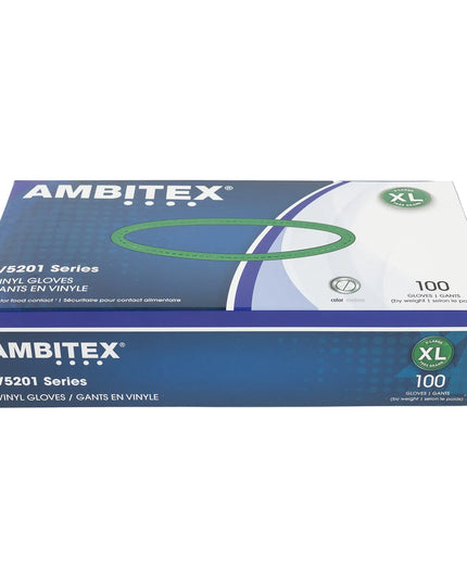 Găng Tay Vinyl Dùng Một Lần Strong VXL5201 - Không Bột, Trong Suốt, Cỡ XL