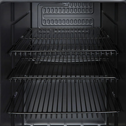 GASTRO-COOL | Commercial Back Bar Cooler – 88L – Single Glass Door – Black