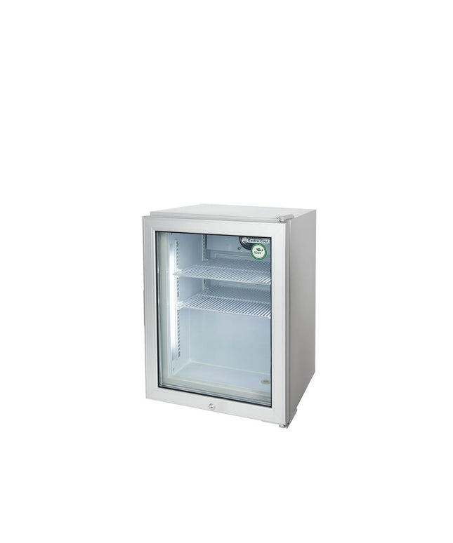 GASTRO-COOL | Commercial Glass Door Mini bar Freezer – 51 L – -23 to -18 °C – Silver