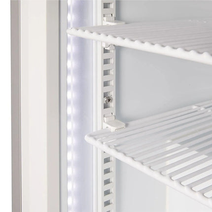GASTRO-COOL | Commercial Glass Door Mini bar Freezer – 51 L – -23 to -18 °C – Silver