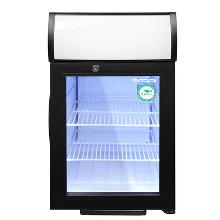 GASTRO-COOL | Commercial Mini Bar Fridge  – 62 L – 430 mm – Lockable – 2–10 °C – Black