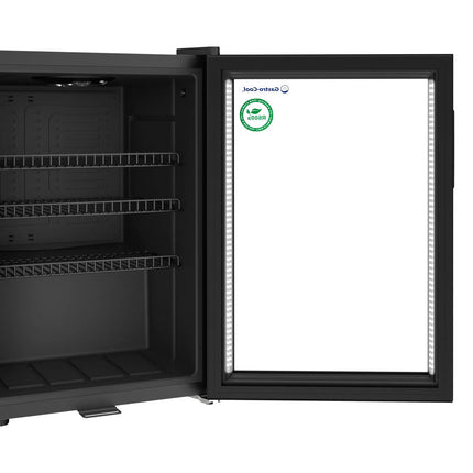 GASTRO-COOL | Commercial Mini Bar Fridge  – 62 L – 430 mm – Lockable – 2–10 °C – Black