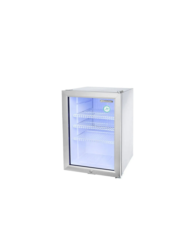 GASTRO-COOL | Commercial Mini Bar Fridge  – 62 L – 430 mm – Lockable – 2–10 °C – Silver