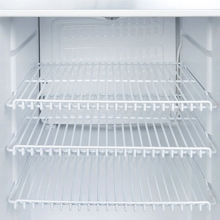 GASTRO-COOL | Commercial Mini Bar Fridge  – 62 L – 430 mm – Lockable – 2–10 °C – Silver