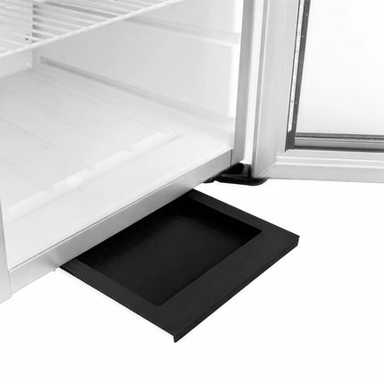 GASTRO-COOL | Promotional Refrigerator with Lighted Canopy – 21 Liters – with 1 Glass Door – Black