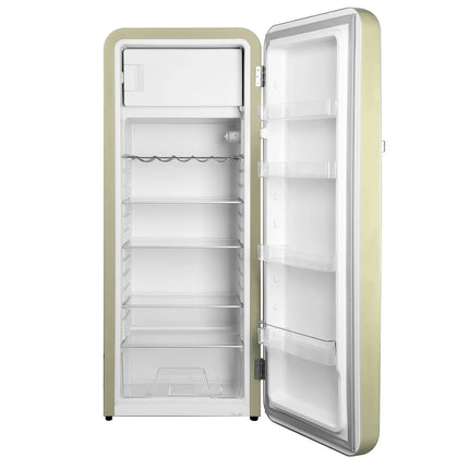 GASTRO-COOL | Upright Fridge Cast iron - 300L - with 1 door - Cream