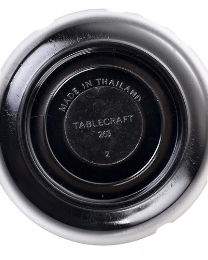 Gạt Tàn Thuốc Tablecraft 263B-1 Nhựa Phenolic Đen Lòng Sâu