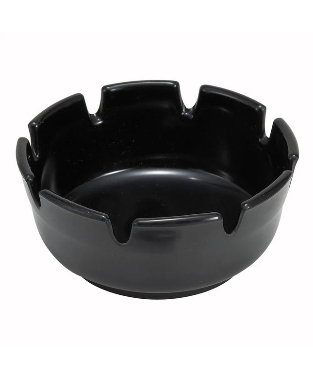 Gạt Tàn Thuốc Tròn Winco MAS-4K Melamine Đen 10.2 cm